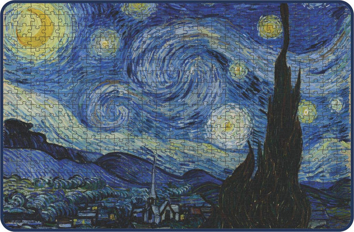 Webby The Starry Night by Van Gogh Wooden Jigsaw Puzzle, 500 pieces
