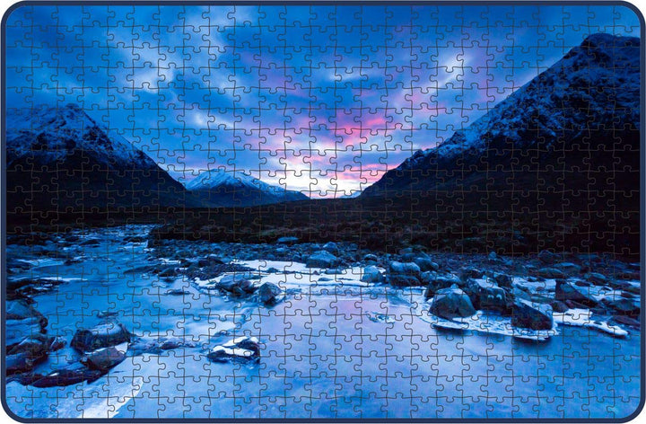 Webby The Amazing Lake in the Mountains Wooden Jigsaw Puzzle, 500 pieces