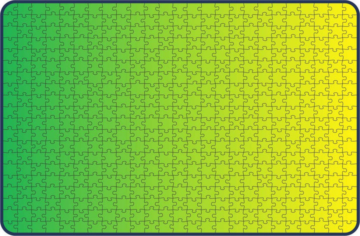 Webby Gradient Green-Yellow Wooden Jigsaw Puzzle, 500 pieces