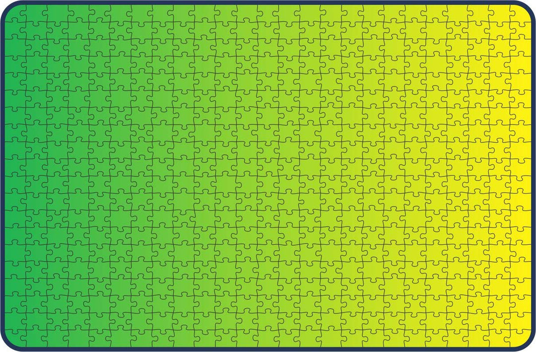 Webby Gradient Green-Yellow Wooden Jigsaw Puzzle, 500 pieces