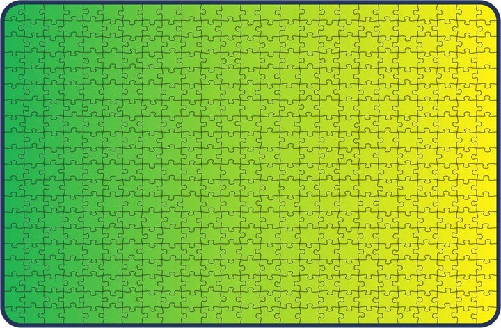 Webby Gradient Green-Yellow Wooden Jigsaw Puzzle, 500 pieces