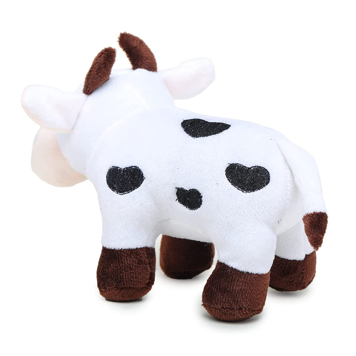 Webby Plush Adorable Standing Cow with Smiling Face