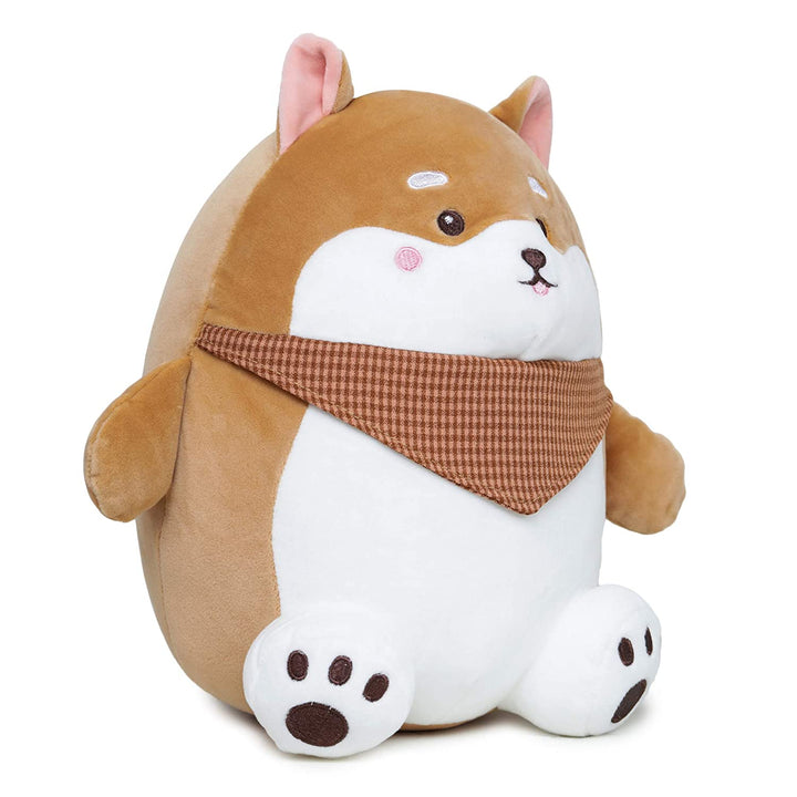 Webby Soft Animal Plush Dog Toy, Multicolor 30cm
