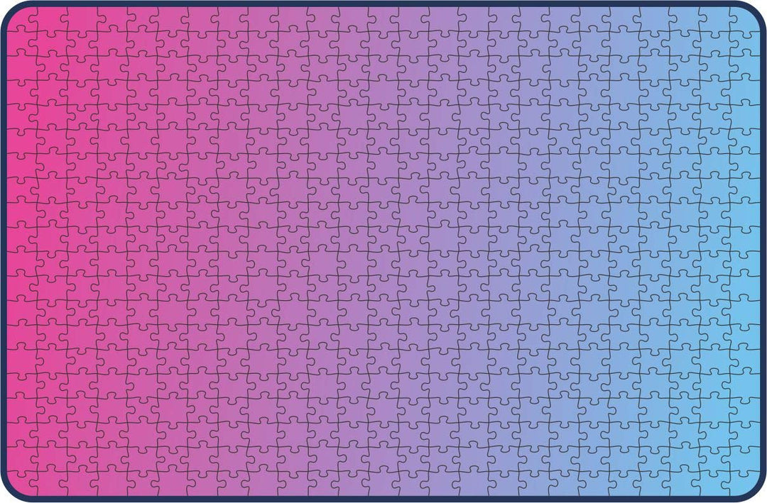 Webby Gradient Pink-Blue Wooden Jigsaw Puzzle, 500 pieces