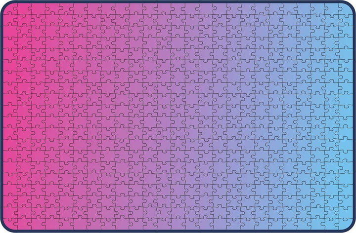 Webby Gradient Pink-Blue Wooden Jigsaw Puzzle, 500 pieces