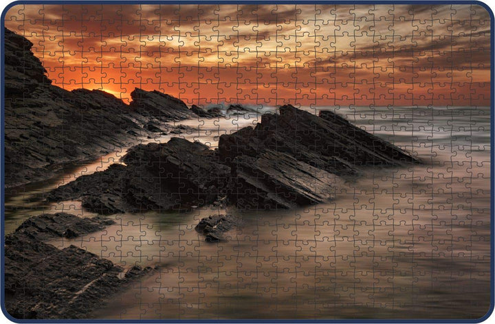 Webby Colourful Sunrise at Bulgaria Wooden Jigsaw Puzzle, 500 pieces