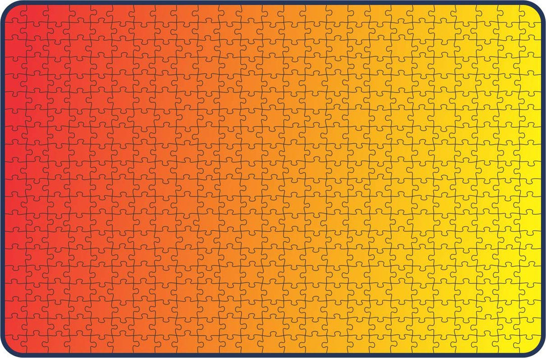 Webby Gradient Orange-Yellow Wooden Jigsaw Puzzle, 500 pieces