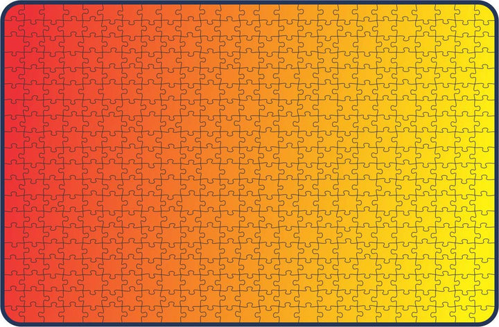 Webby Gradient Orange-Yellow Wooden Jigsaw Puzzle, 500 pieces
