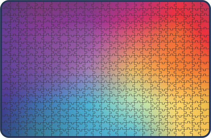 Webby Multicolor Gradient Wooden Jigsaw Puzzle, 500 pieces