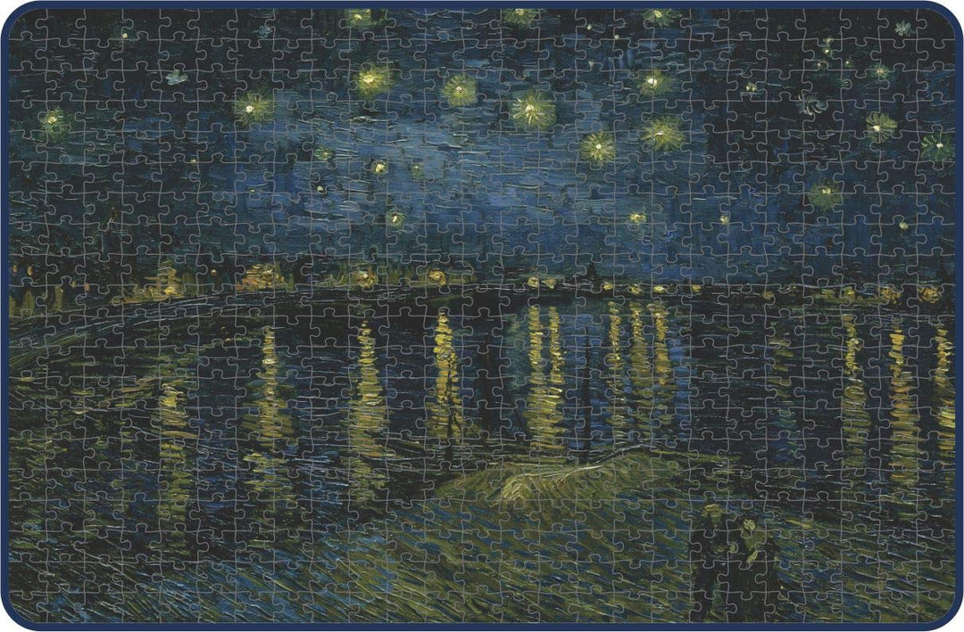 Webby Starry Night Over the Rhône by Van Gogh Wooden Jigsaw Puzzle, 500 pieces