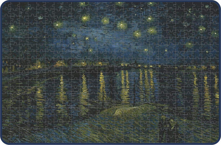 Webby Starry Night Over the Rhône by Van Gogh Wooden Jigsaw Puzzle, 500 pieces