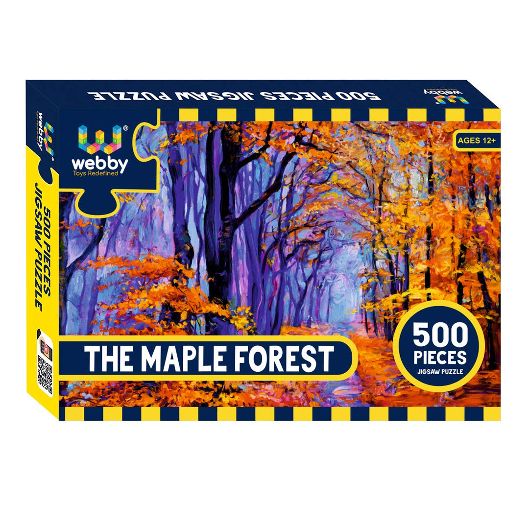 Webby The Maple Forest Wooden Jigsaw Puzzle, 500 pieces