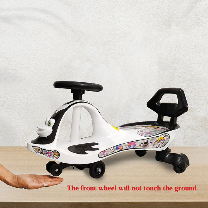 Webby Free Wheel Panda Magic Car Toy with Back Rest for Kids
