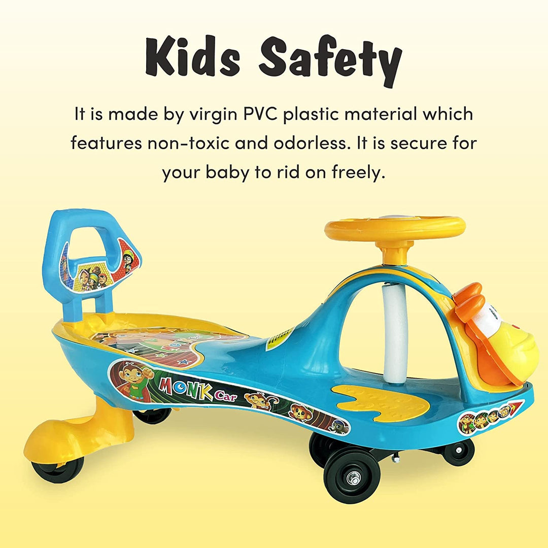 Webby Free Wheel Monkey Magic Car
