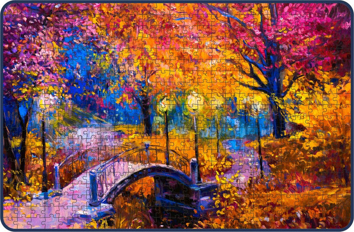 Webby The Colourful Park Painting Wooden Jigsaw Puzzle, 500 pieces