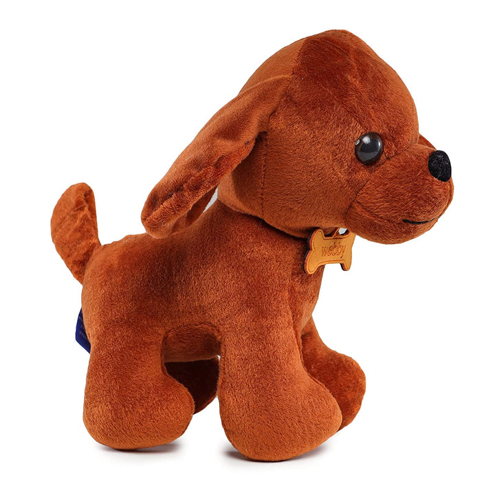 Webby Soft Animal Plush Standing Dog Toy 20cm