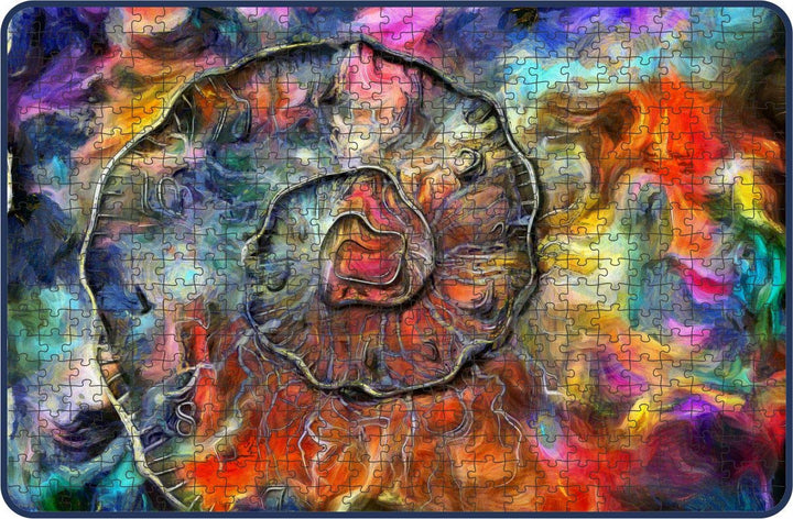 Webby Spiral of Time Wooden Jigsaw Puzzle, 500 pieces