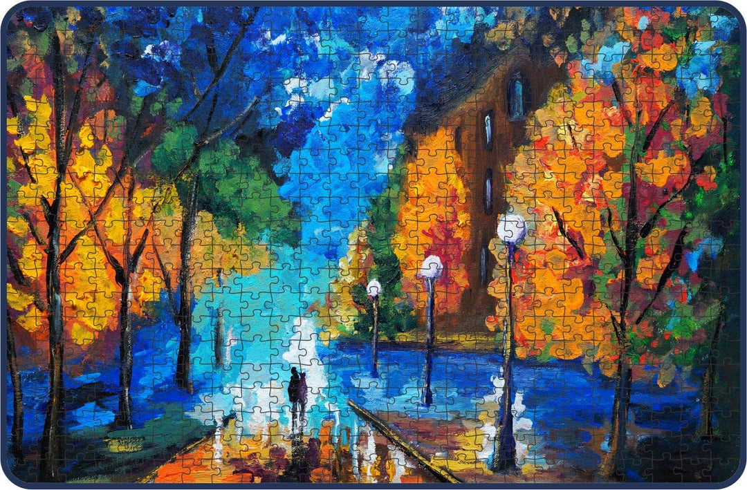 Webby Dating Tonight Painting Wooden Jigsaw Puzzle, 500 pieces