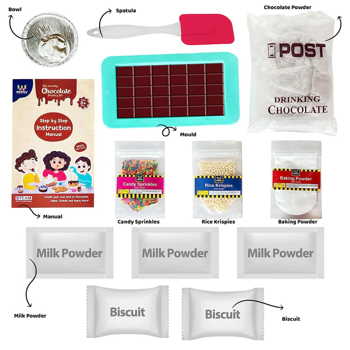 Webby DIY My Yummy Chocolate Making Kit (Small)