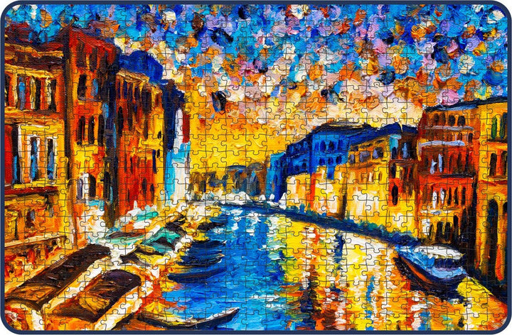 Webby The Vibrant Venice Painting Wooden Jigsaw Puzzle, 500 pieces