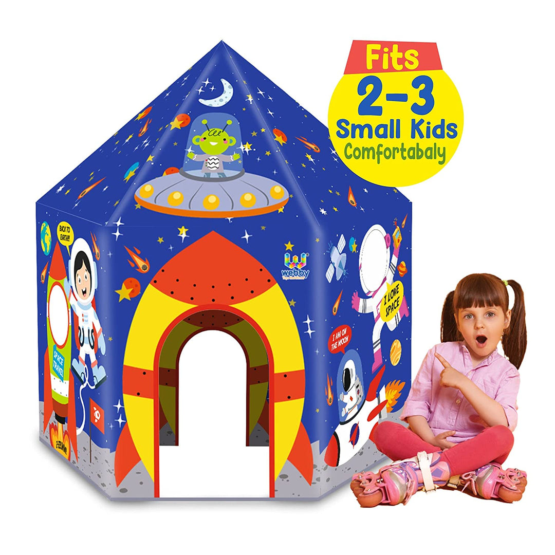 Webby Space Theme Photobooth Playhouse Tent - Multicolor