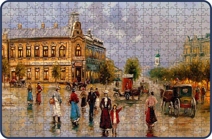 Webby The Old City Painting Wooden Jigsaw Puzzle, 500 pieces