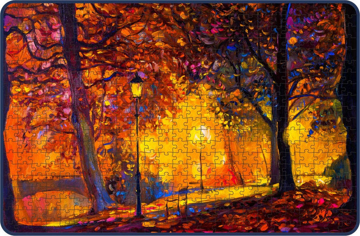 Webby Park in the Night Wooden Jigsaw Puzzle, 500 pieces