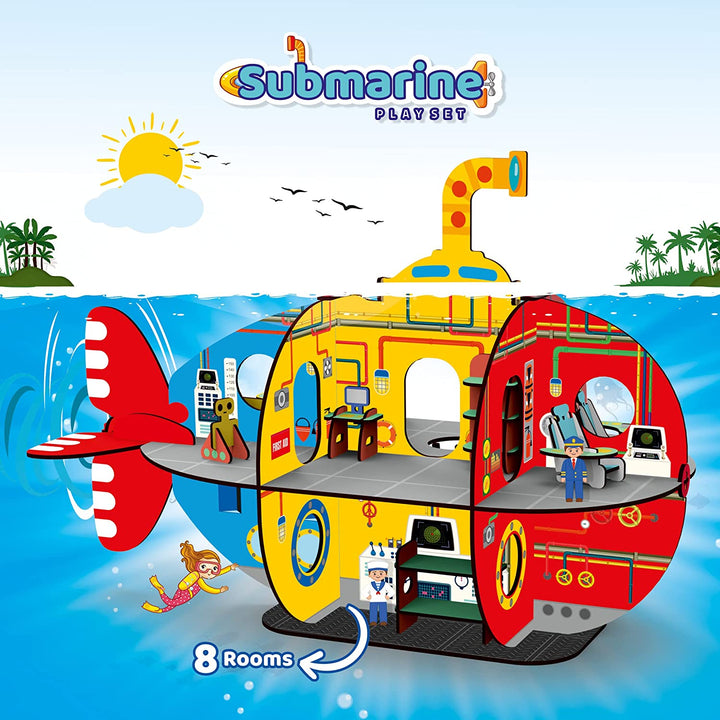 Webby DIY Submarine Wooden Playset Doll House