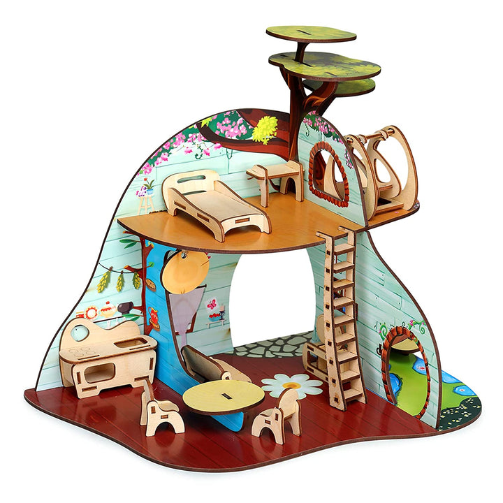 Webby Tree Troopers A Forest Hideout All Side Play Doll House