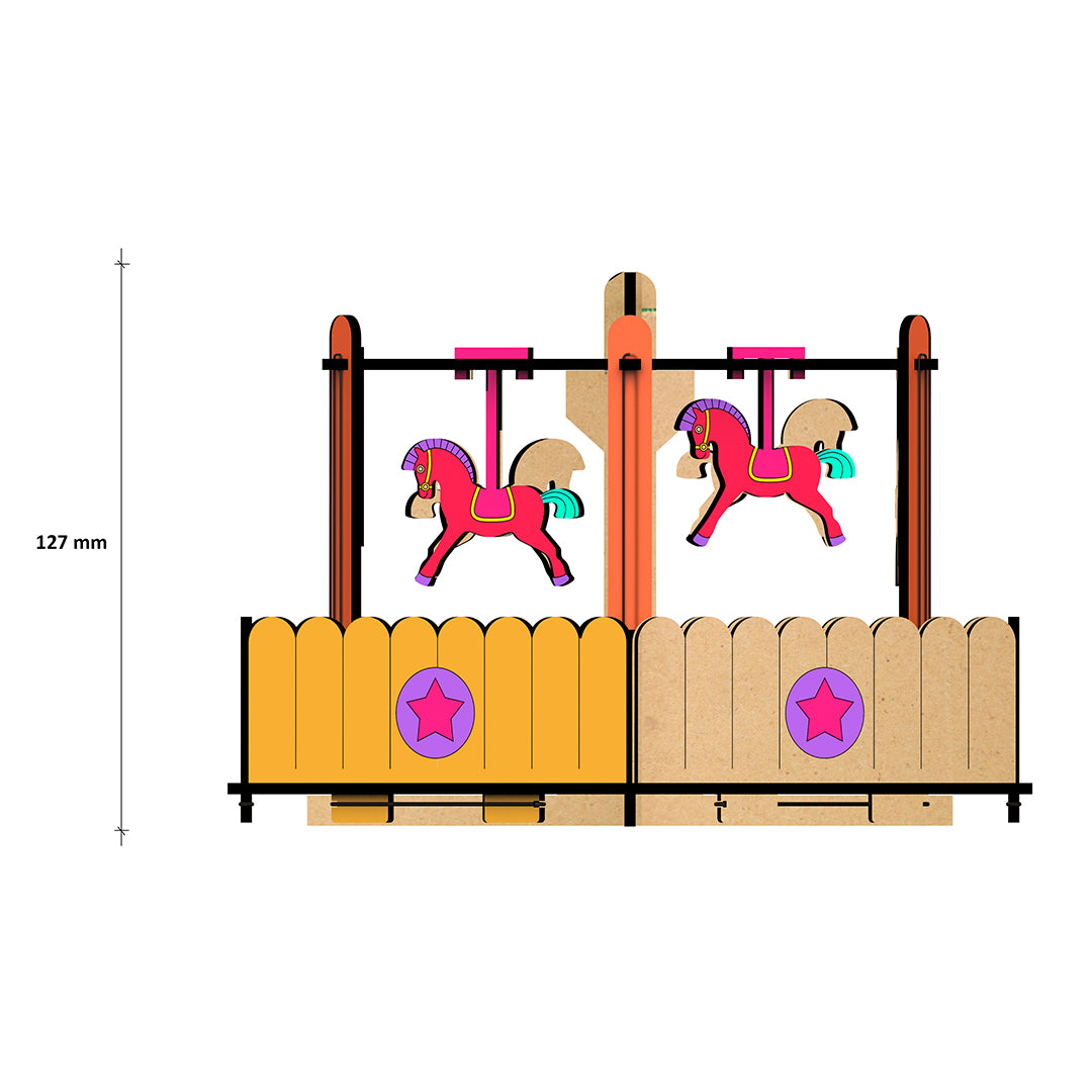 Webby DIY Art and Craft Merry Go Round Pen Stand