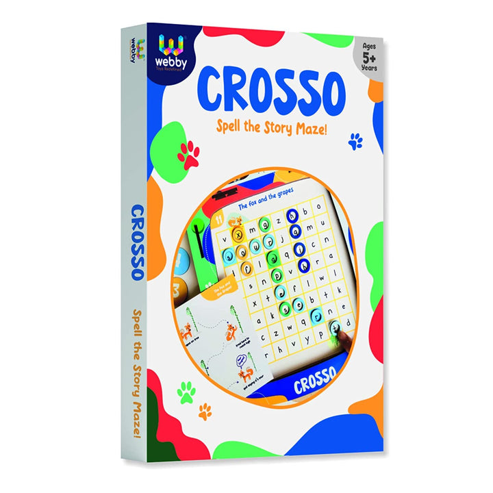 Webby Wooden Crosso-Spell The Story Maze Game