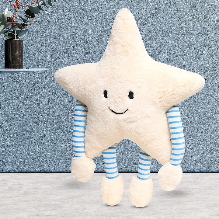 Webby Plush Star Soft Pillow with Arm & Leg