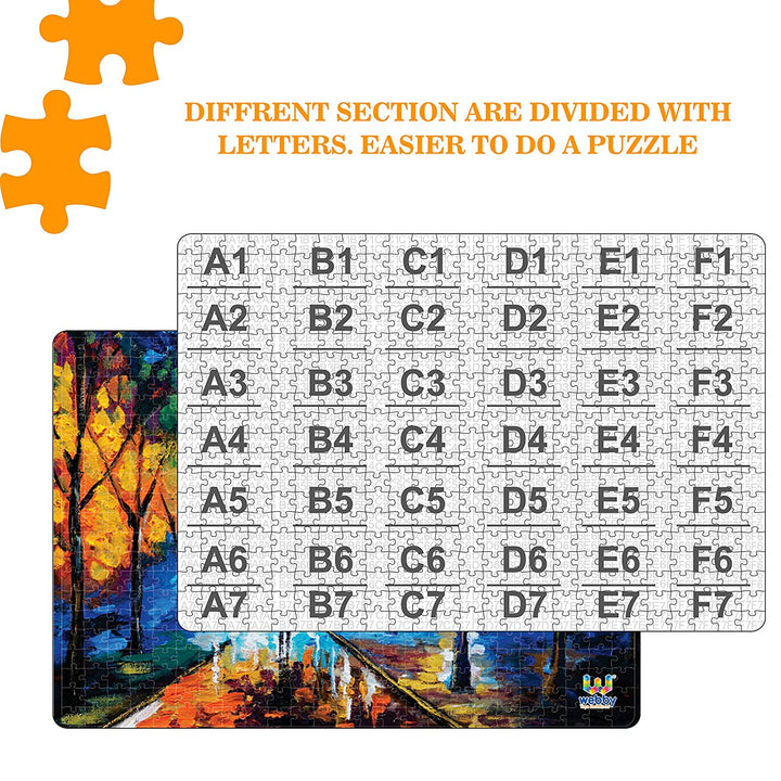Webby Dating Tonight Painting Wooden Jigsaw Puzzle, 500 pieces