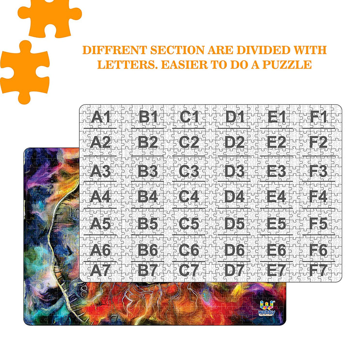 Webby Spiral of Time Wooden Jigsaw Puzzle, 500 pieces