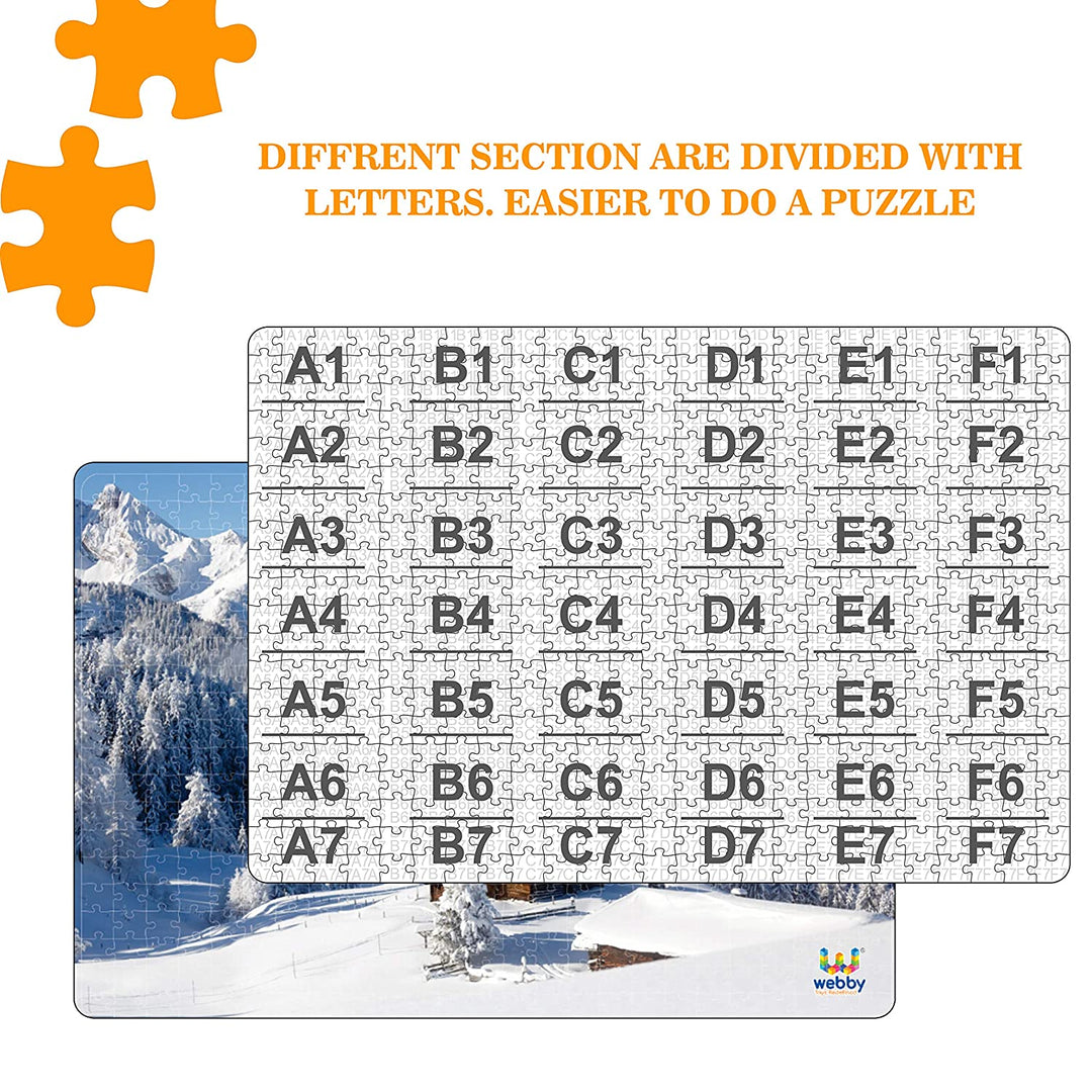 Webby Amazing Austrian Alps Wooden Jigsaw Puzzle, 500 pieces