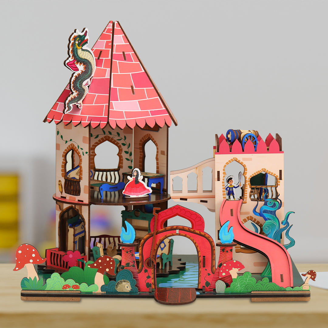 Webby Dragonstone Wooden Castle Doll House