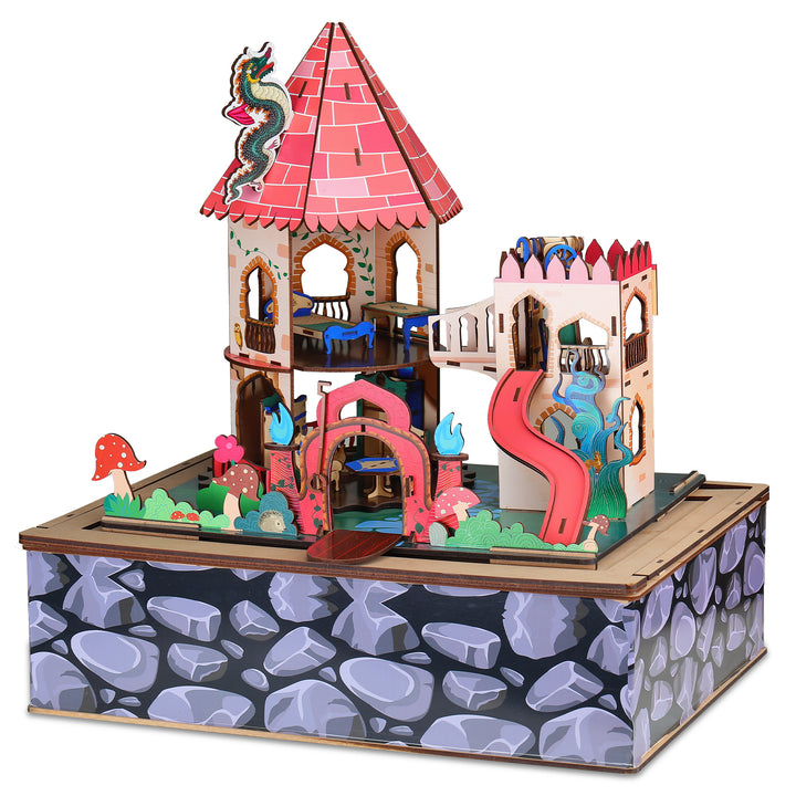 Webby Dragonstone Wooden Castle Doll House