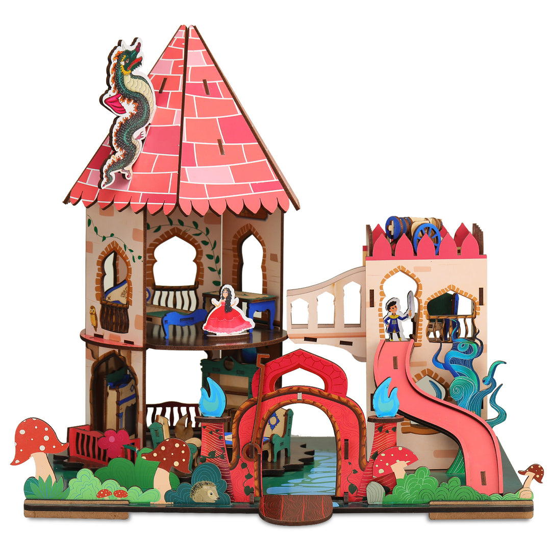 Webby Dragonstone Wooden Castle Doll House