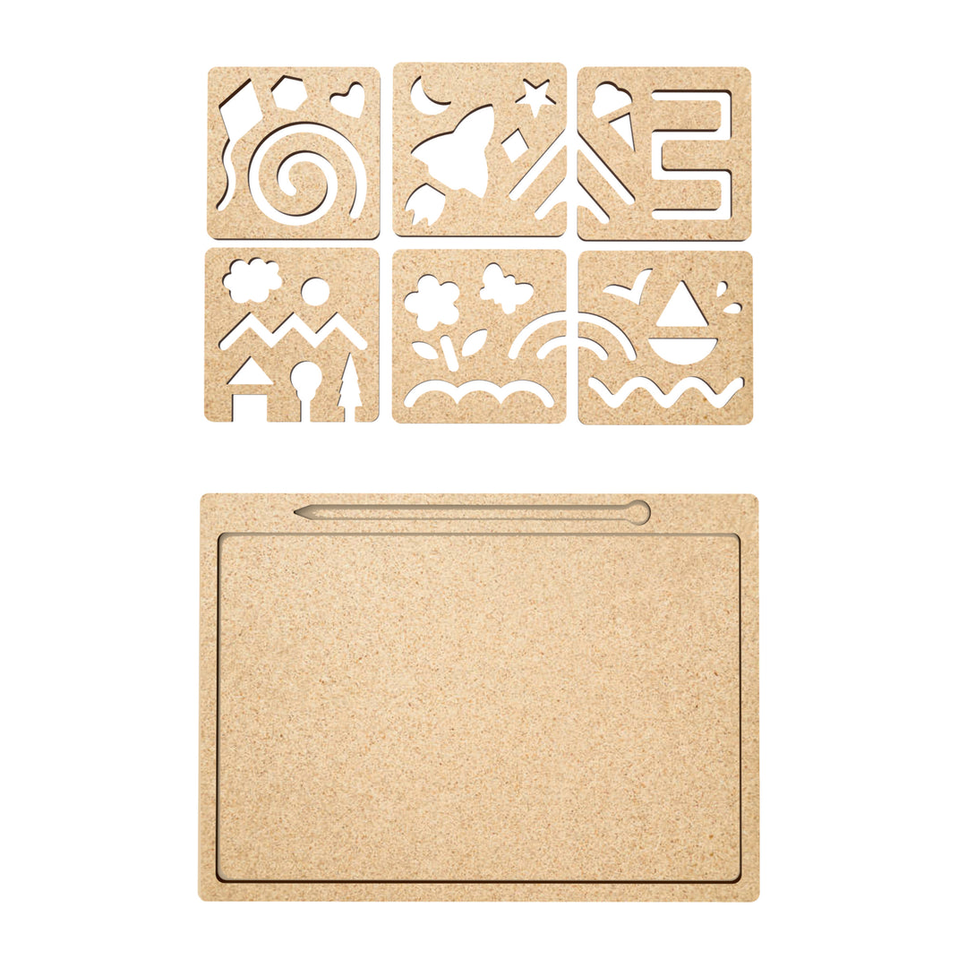 Webby Wooden New Stencil for Kids