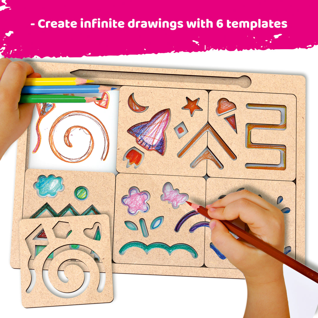 Webby Wooden New Stencil for Kids