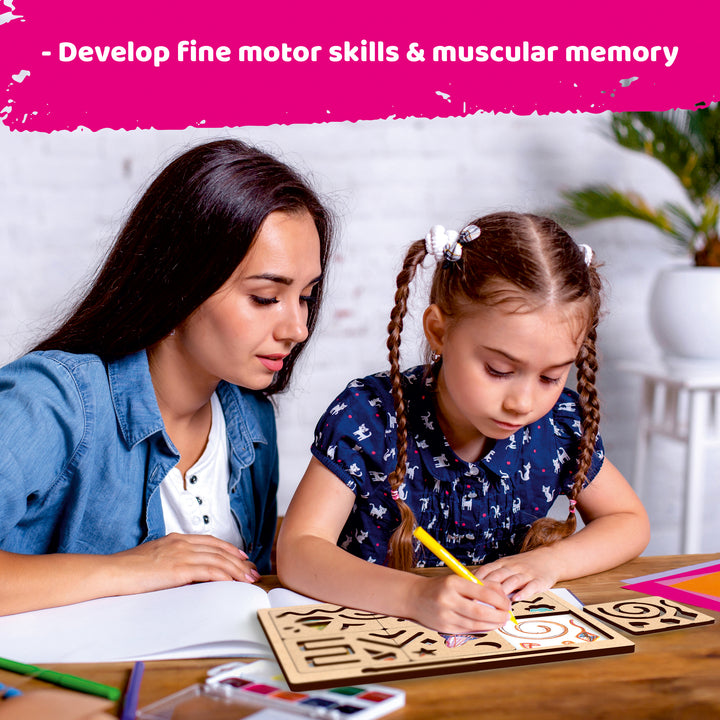 Webby Wooden New Stencil for Kids
