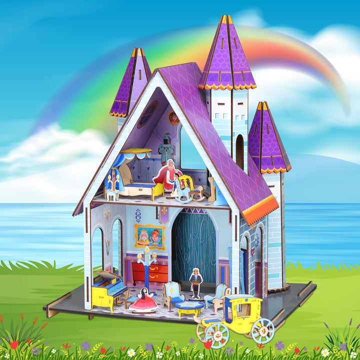 Webby Knightingale Wooden Castle Doll House