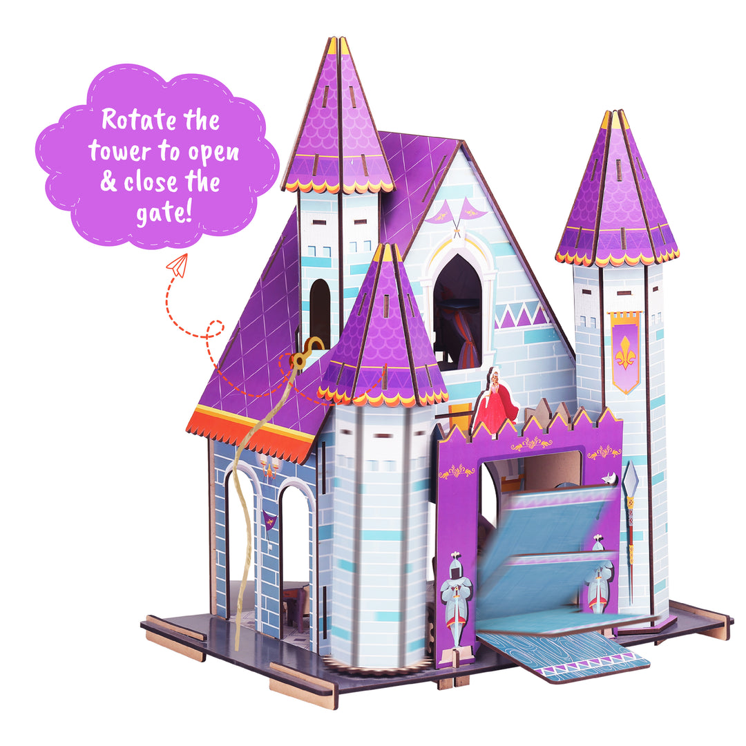 Webby Knightingale Wooden Castle Doll House